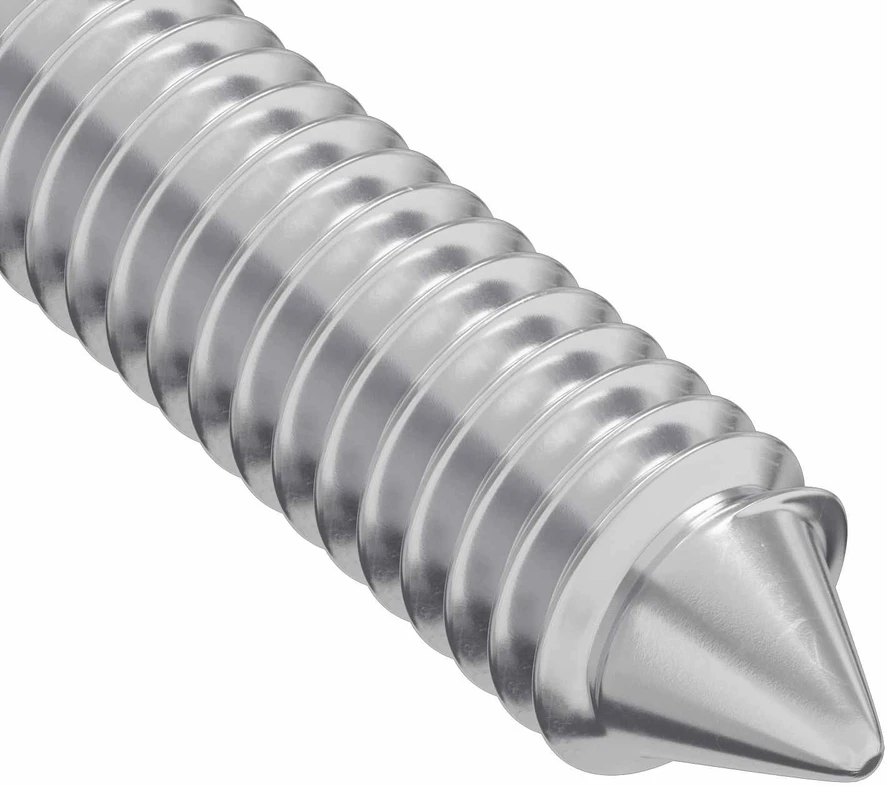 Varžtas 12 vnt. Sidabro M6 x 100 mm Plienas