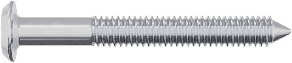 Varžtas 12 vnt. Sidabro M6 x 50 mm Plienas
