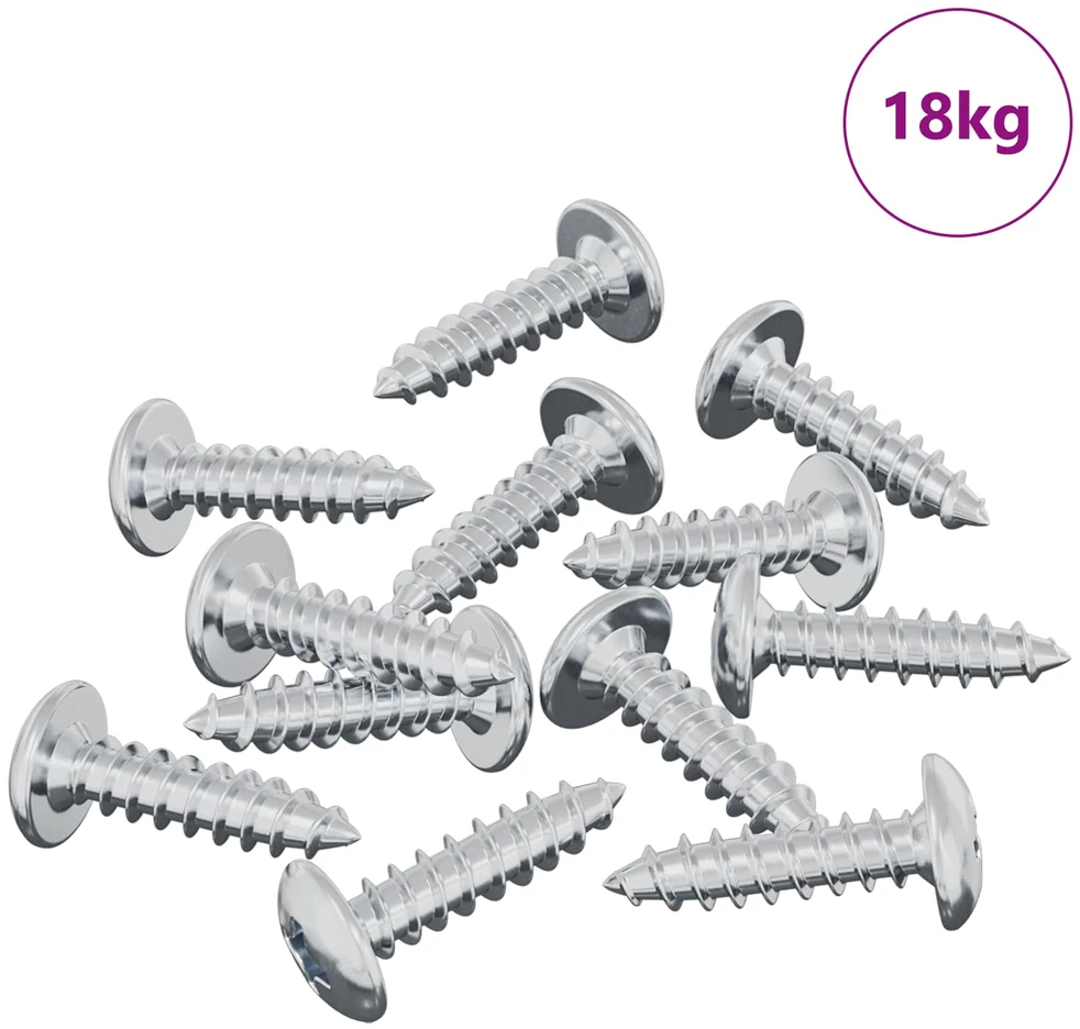Varžtas 13636 vnt. Sidabro M4 x 16 mm Plienas