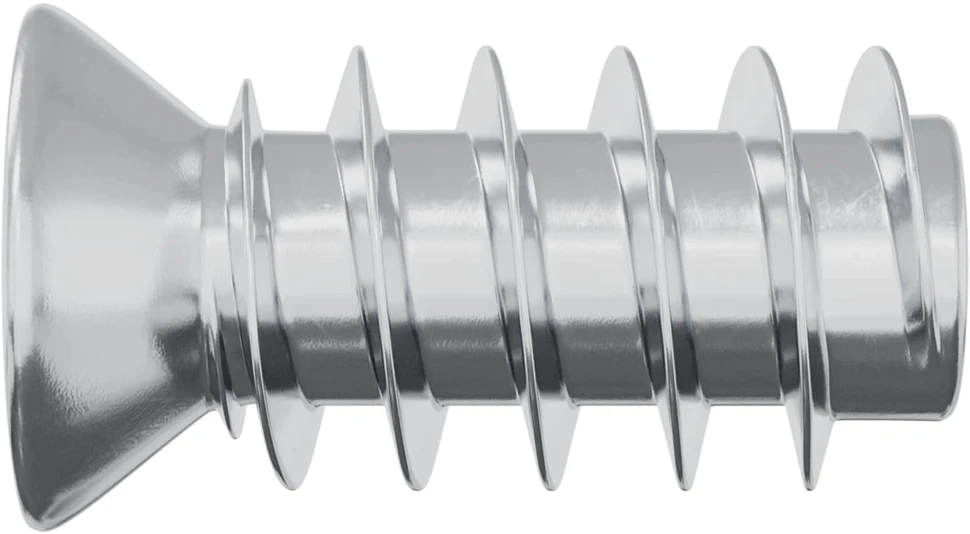 Varžtas 2 vnt. Sidabrinė M6 x 12 mm Geležis