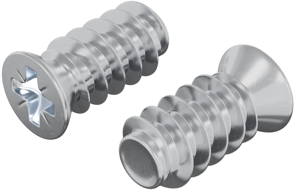 Varžtas 2 vnt. Sidabrinė M6 x 12 mm Geležis