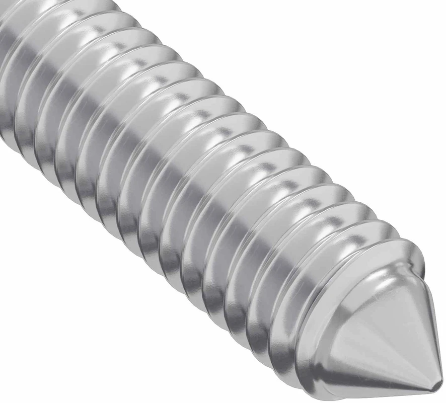 Varžtas 2 vnt. Sidabro M6 x 85 mm Plienas