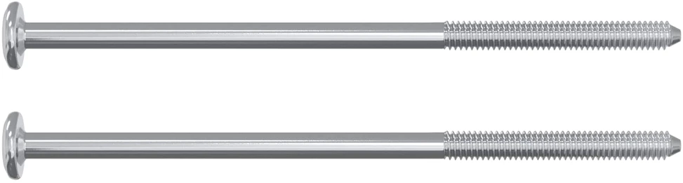Varžtas 800 vnt. Sidabro M6 x 120 mm Plienas