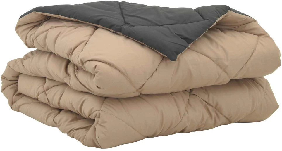 Vasaros antklodė 200 x 135 cm Vasara 200 gsm Antracito ir taupe