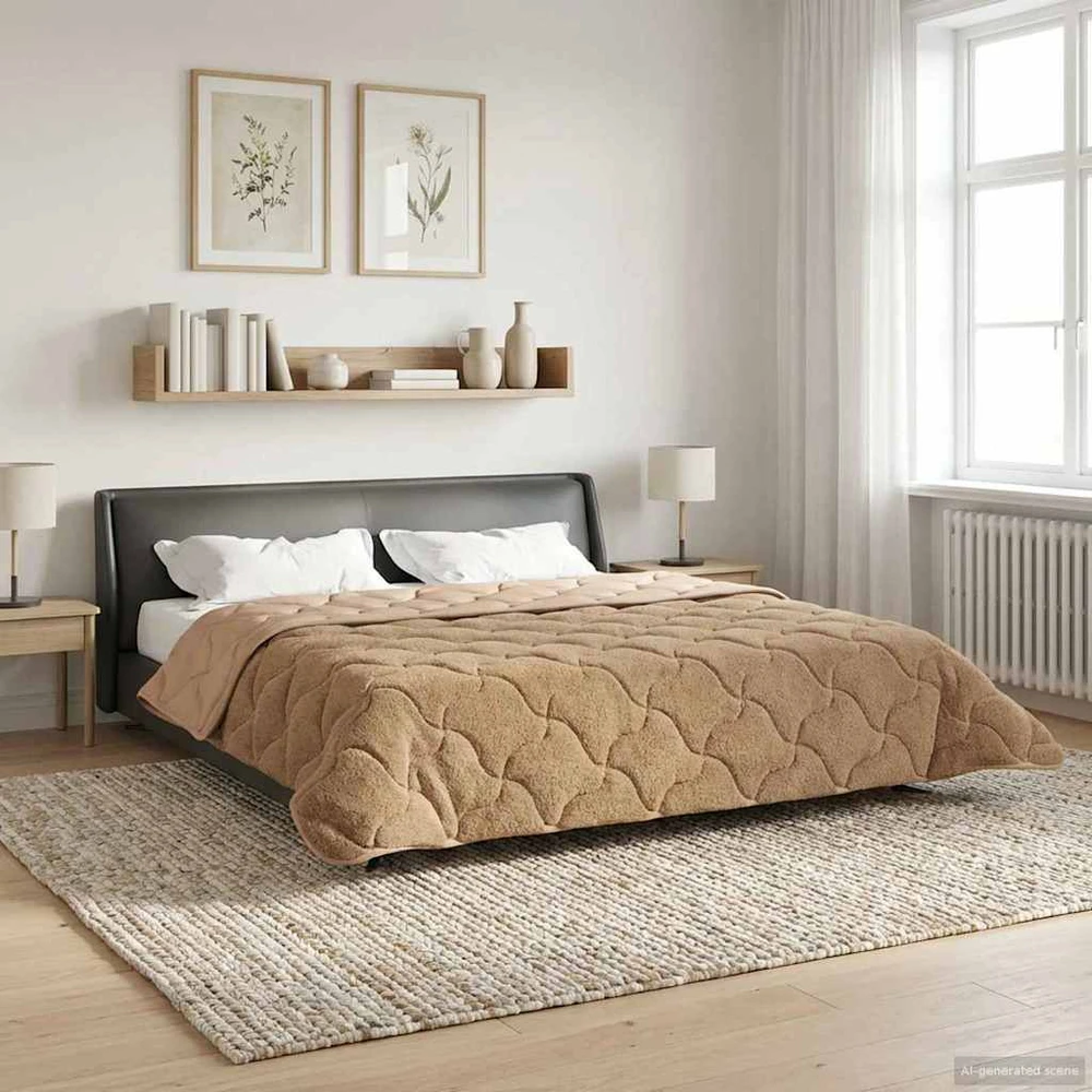Vasaros antklodė 200 x 240 cm Vasara Taupe Kvėpuojantis