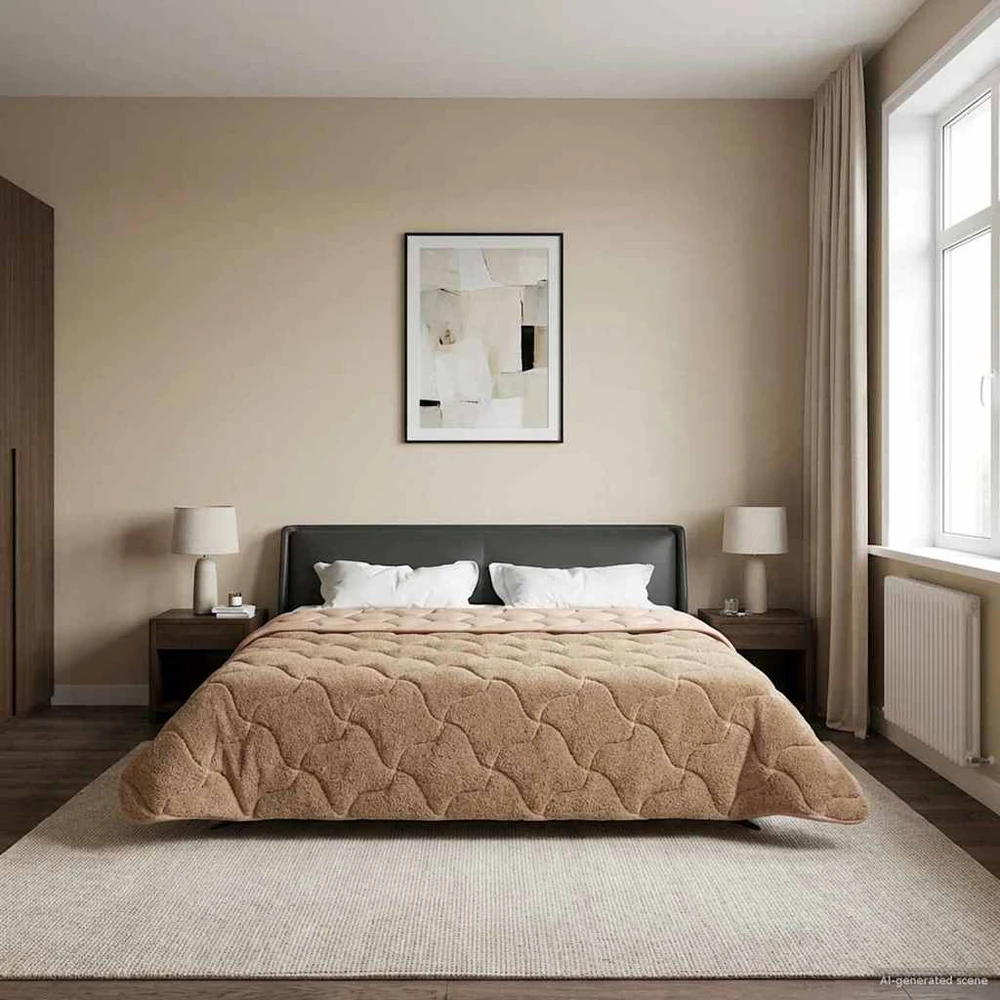 Vasaros antklodė 220 x 260 cm Vasara Taupe Kvėpuojantis