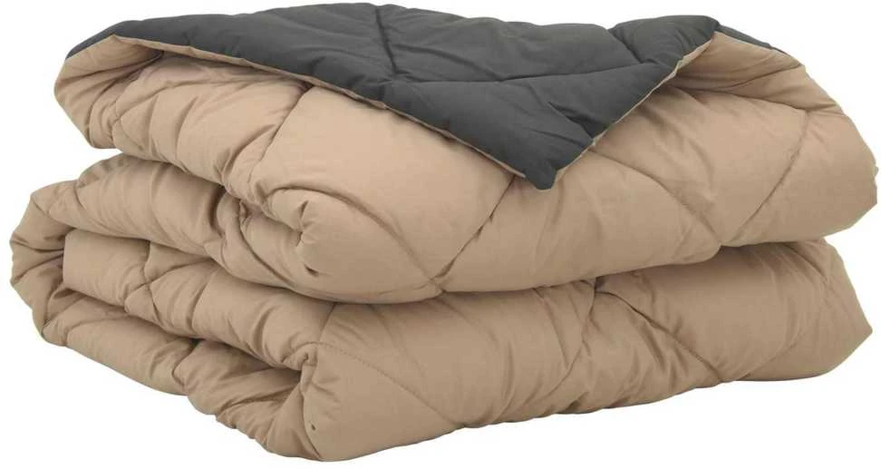 Vasaros antklodė 220 x 155 cm Vasara 200 gsm Antracito ir taupe