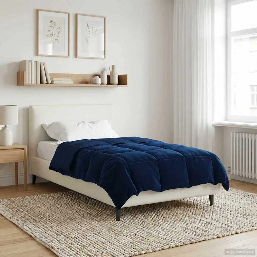 Vasaros antklodė 135 x 200 cm Vasara Tamsiai mėlyna