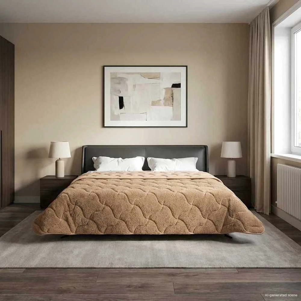 Vasaros antklodė 200 x 240 cm Vasara Taupe Kvėpuojantis