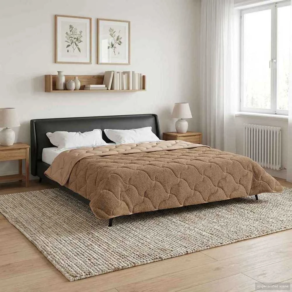 Vasaros antklodė 220 x 240 cm Vasara Taupe Kvėpuojantis