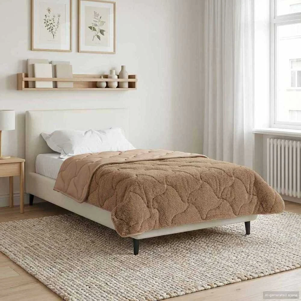 Vasaros antklodė 135 x 220 cm Vasara Taupe Kvėpuojantis