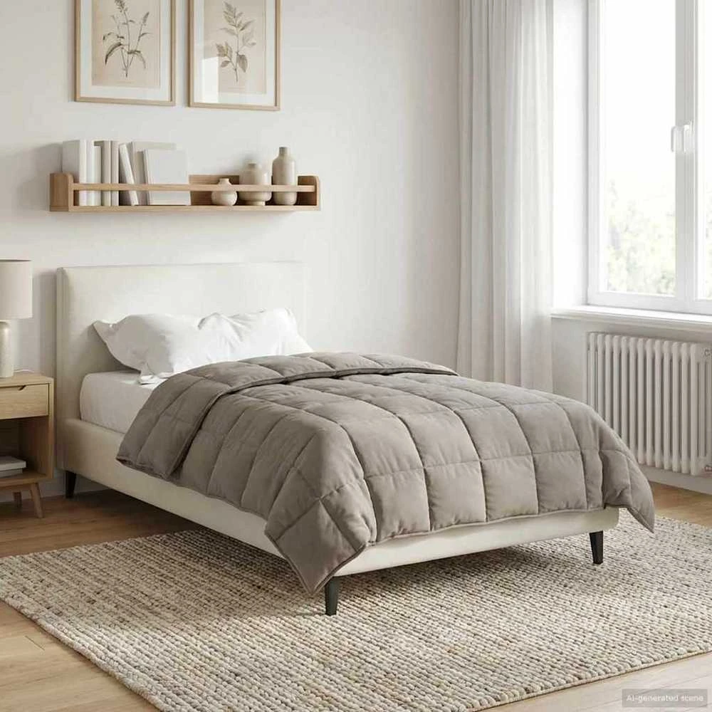 Vasaros antklodė 155 x 220 cm Vasara Taupe Kvėpuojantis