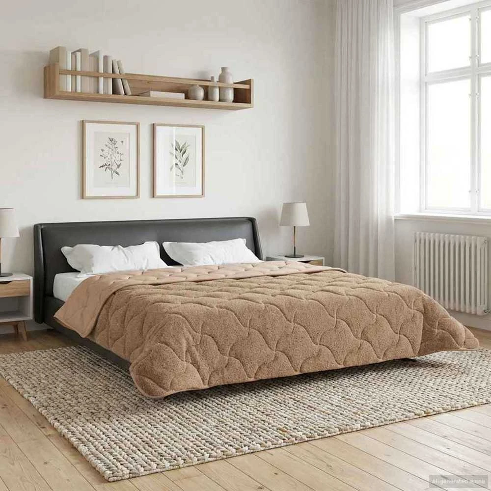 Vasaros antklodė 220 x 260 cm Vasara Taupe Kvėpuojantis