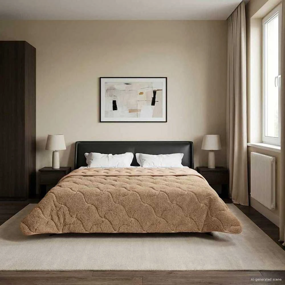 Vasaros antklodė 240 x 260 cm Vasara Taupe Kvėpuojantis