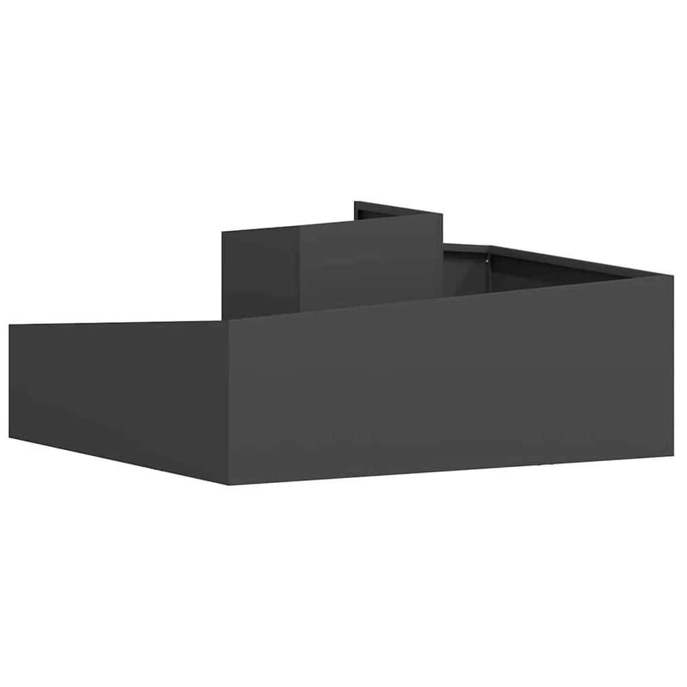 Sodo vazonas Juoda 100 x 100 x 50 cm Šaltai valcuotas plienas