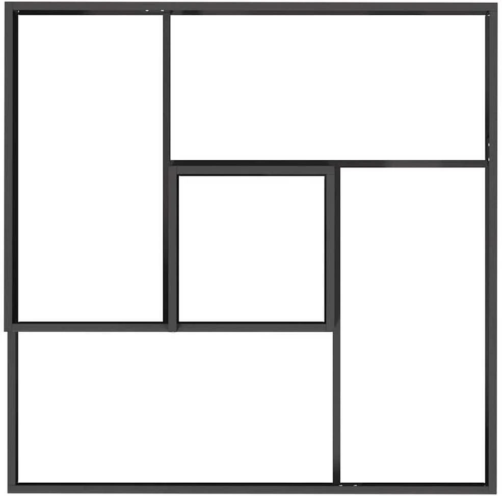 Sodo vazonas Juoda 100 x 100 x 50 cm Šaltai valcuotas plienas