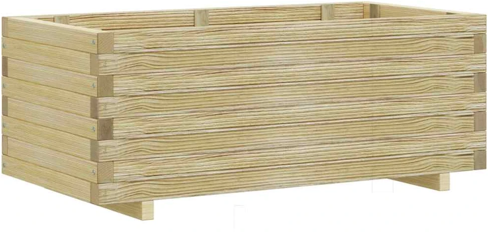 Vazonas, 100x50x40cm, mediena, stačiakampis, aukštas