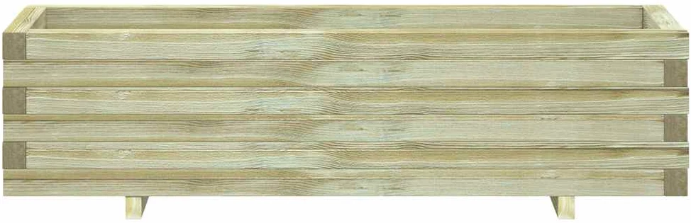 Vazonas, 120x40x30cm, mediena, stačiakampis, aukštas