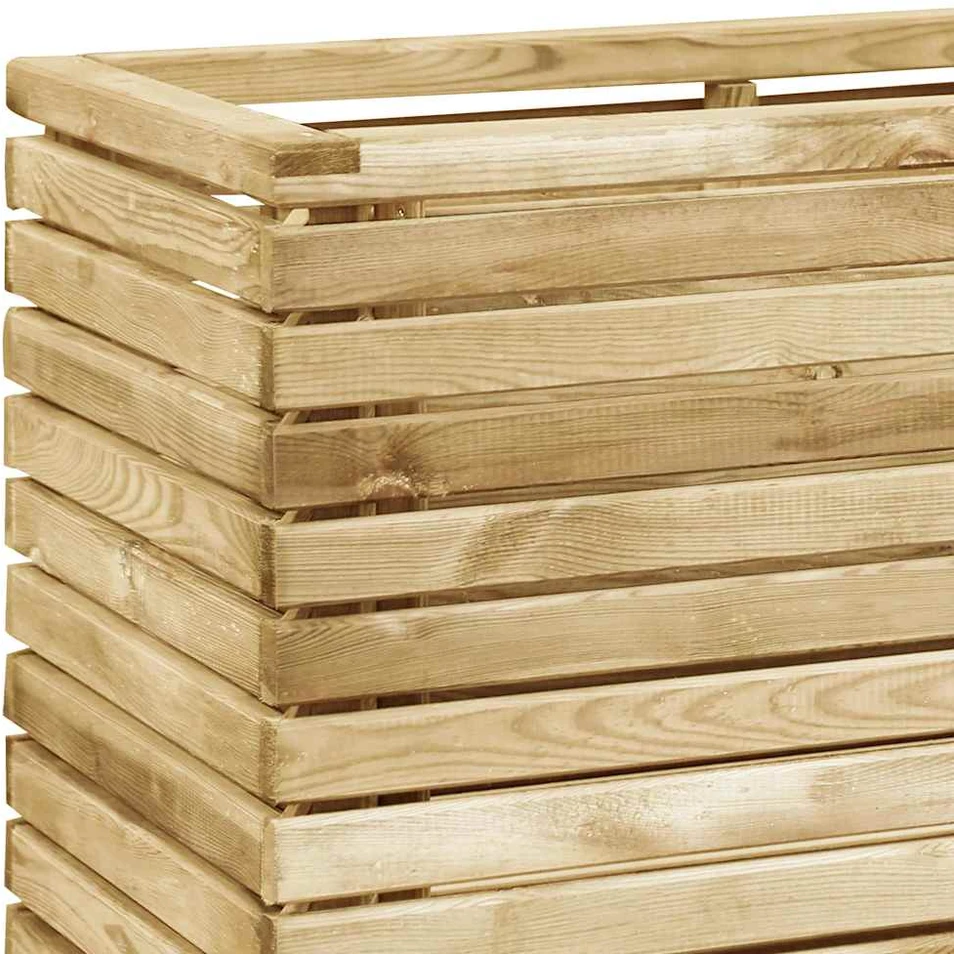 Vazonas gėlėms, 100x50x100cm, impregnuota pušies mediena