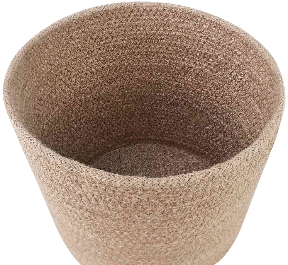 Vazonų rinkinys 2 vnt. Natūrali Ø 21 x 21 cm 100% Tossa Džiutas
