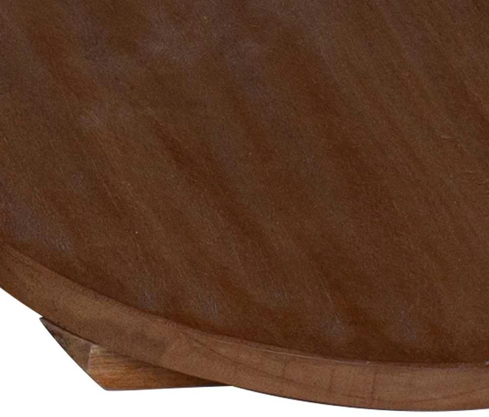 Vazonų stalas 3 vnt. Natūrali 29 x 29 x 3,5 cm Mahogany Medis