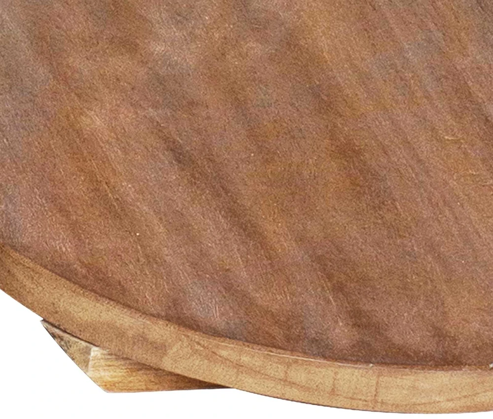 Vazonų stalas 3 vnt. Natūrali 29 x 29 x 3,5 cm Mahogany Medis