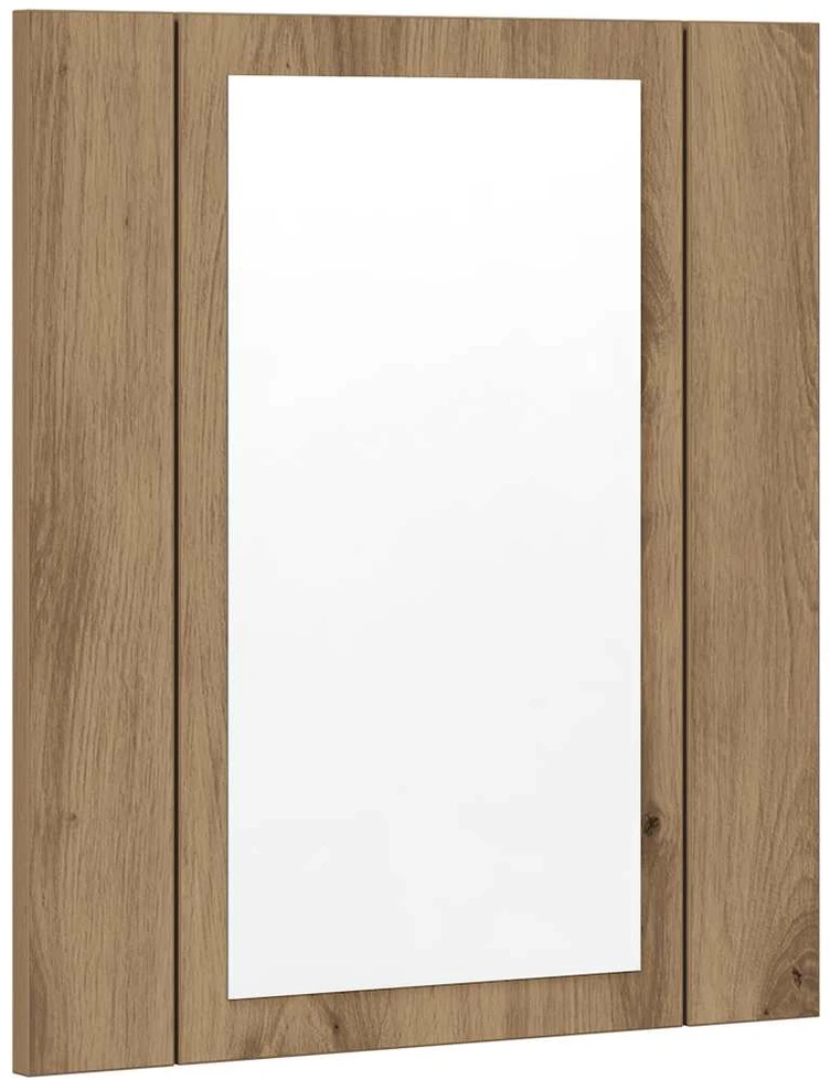 Veidrodinė LED vonios spintelė, artisano, 40x12x45cm, mediena