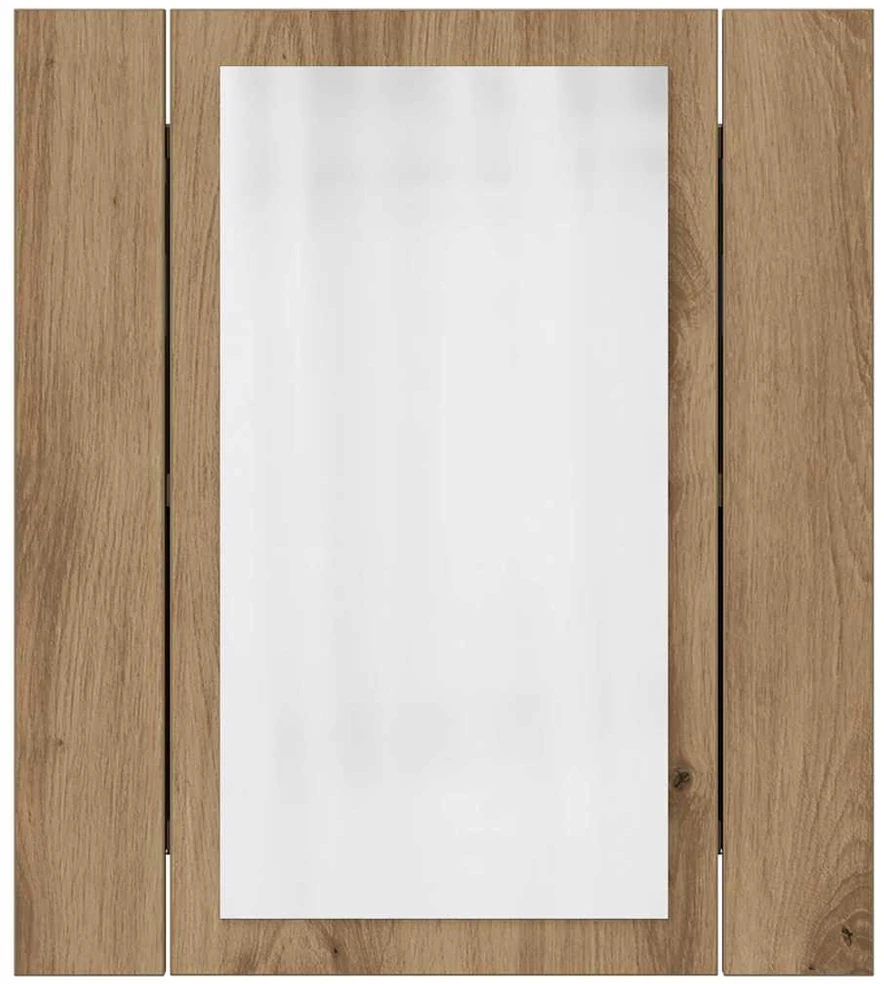 Veidrodinė LED vonios spintelė, artisano, 40x12x45cm, mediena