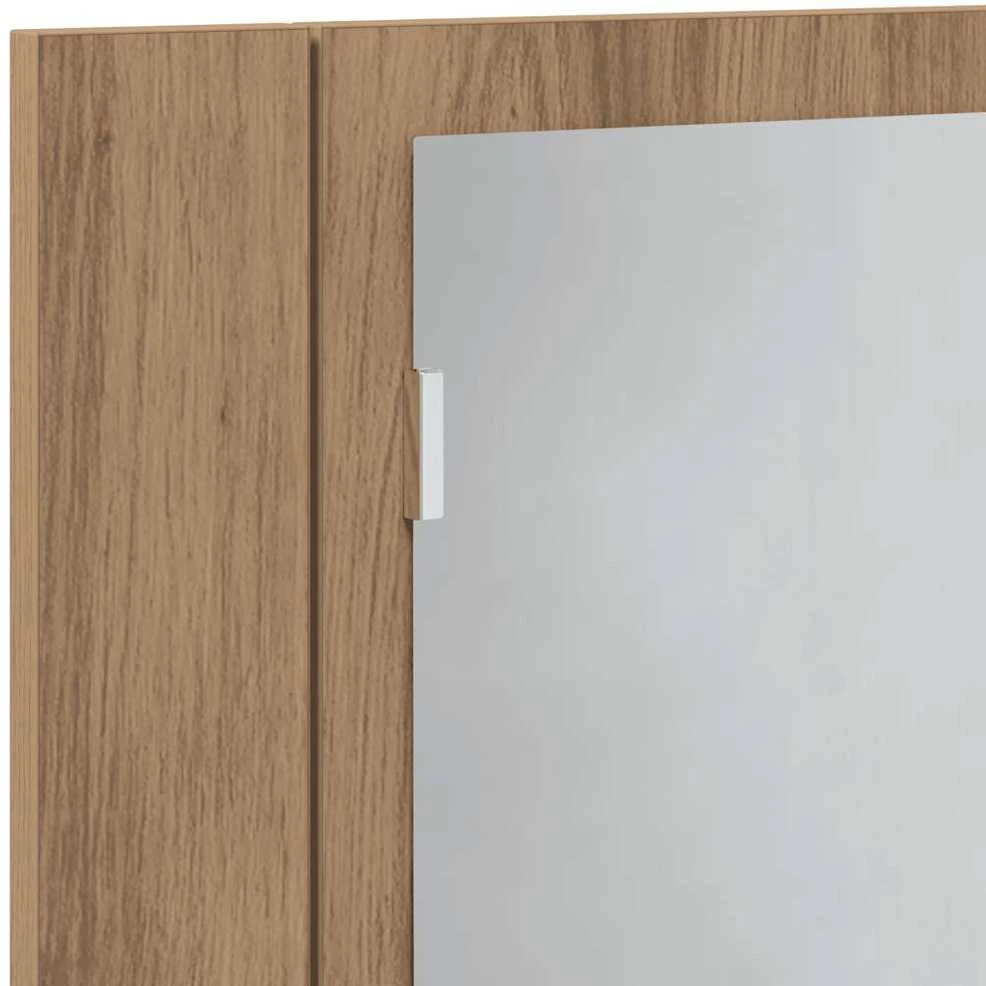 Veidrodinė LED vonios spintelė, artisano, 40x12x45cm, mediena