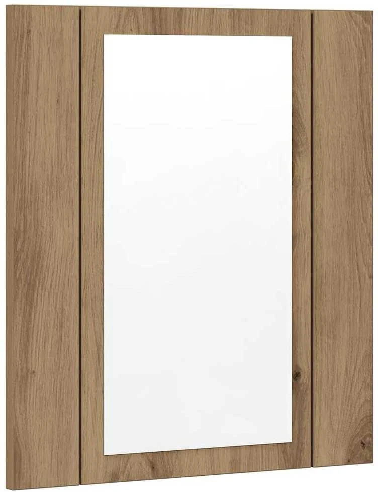 Veidrodinė LED vonios spintelė, artisano, 40x12x45cm, mediena