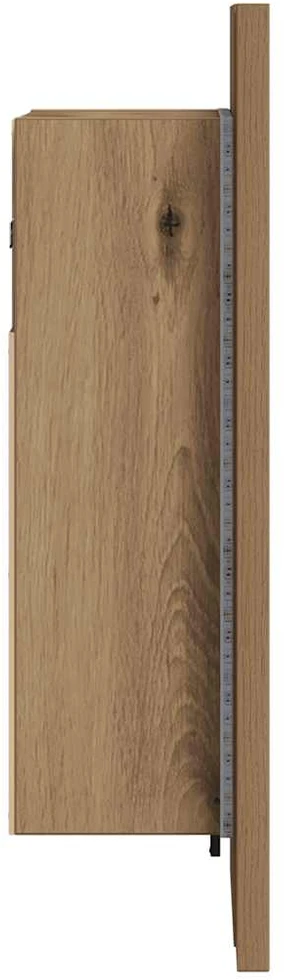 Veidrodinė LED vonios spintelė, artisano, 40x12x45cm, mediena