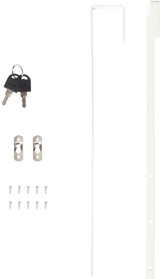 Veidrodinė papuošalų spintelė, 30x8,5x90 cm, sieninė