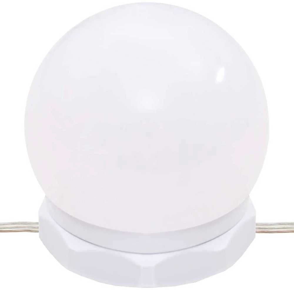 Veidrodinė spintelė su LED apšvietimu, balta, 90x31,5x62cm