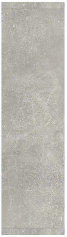 Veidrodinė spintelė su LED, betono pilka, 76x15x55cm