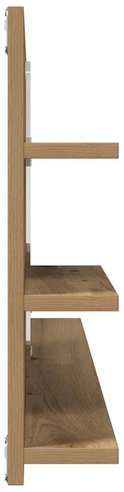 Veidrodinė vonios spintelė, artisano, 90x11x45cm, mediena