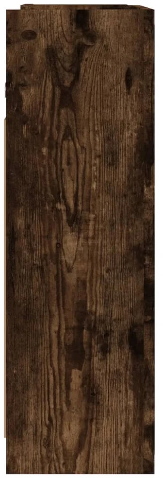 Veidrodinė vonios spintelė, ąžuolo, 62,5x20,5x64cm, mediena