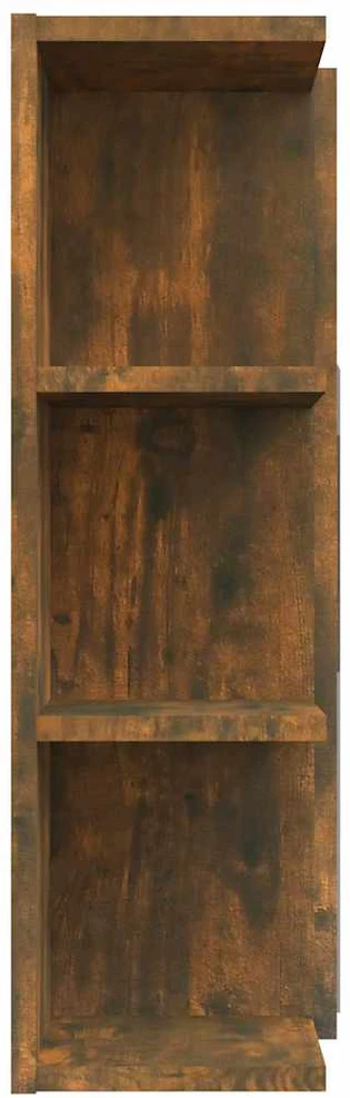 Veidrodinė vonios spintelė, ąžuolo, 80x20,5x64cm, mediena