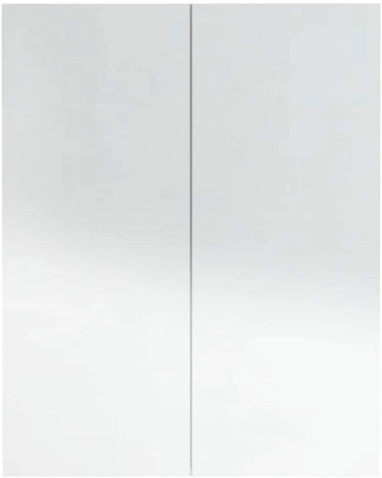 Veidrodinė vonios spintelė, balta, 60x15x75cm, MDF, blizgi