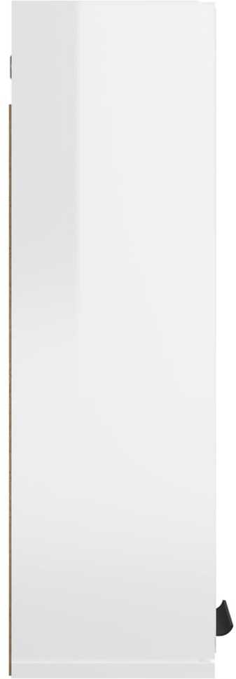 Veidrodinė vonios spintelė, baltos spalvos, 64x20x67cm, blizgi