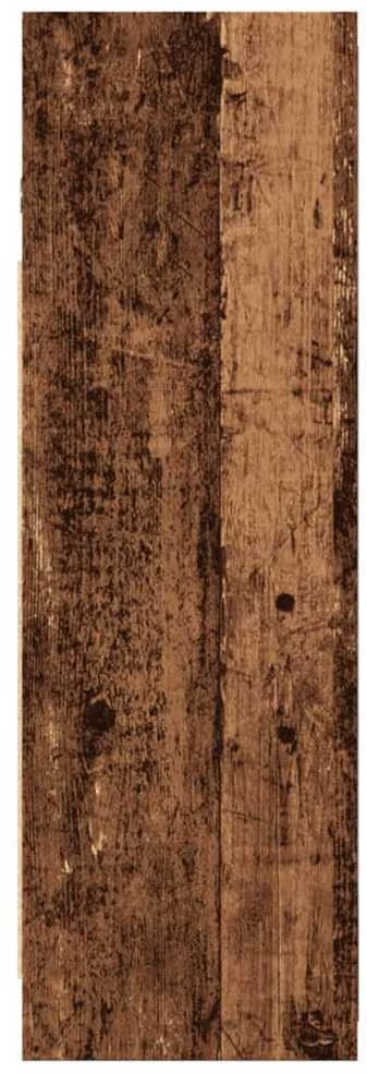 Veidrodinė vonios spintelė, medienos, 62,5x20,5x64cm, mediena