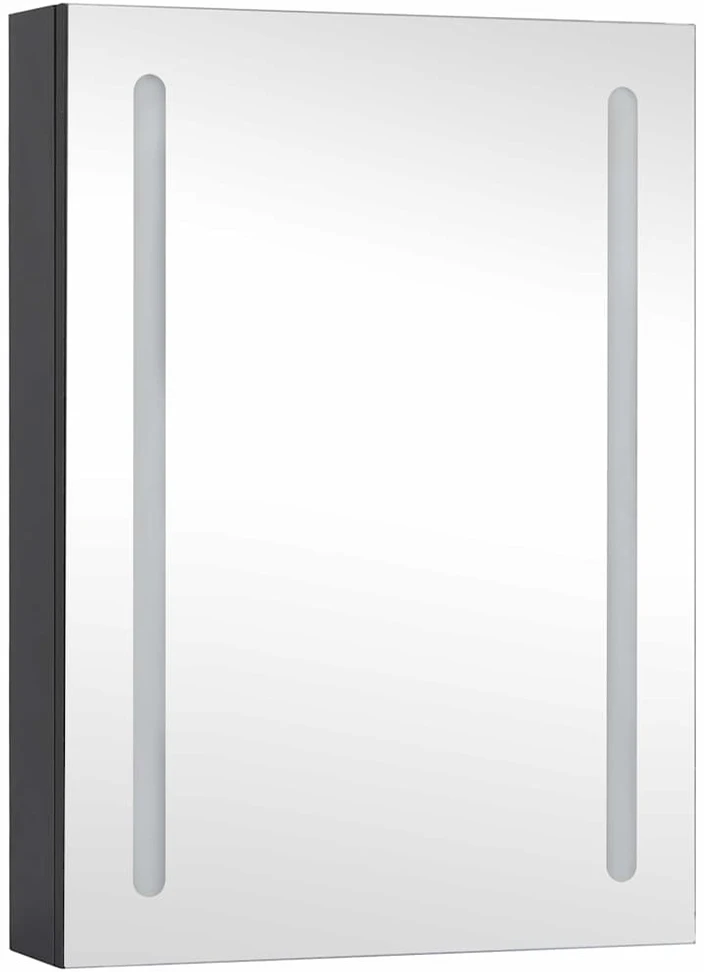 Veidrodinė vonios spintelė su LED apšvietimu, 50x13x70cm