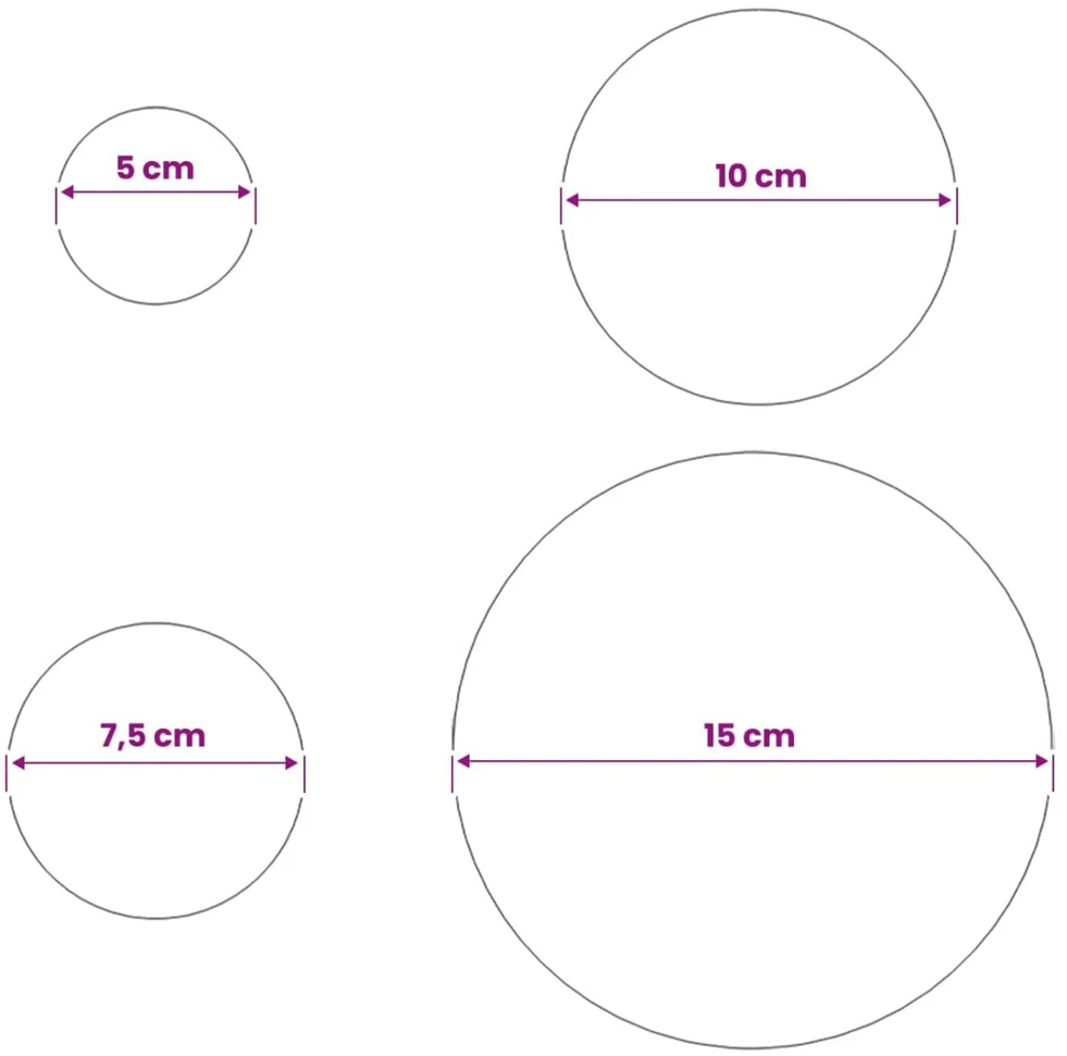 Veidrodinis kamuolys 6 vnt. Ø 15 cm Nerūdijantis plienas 201