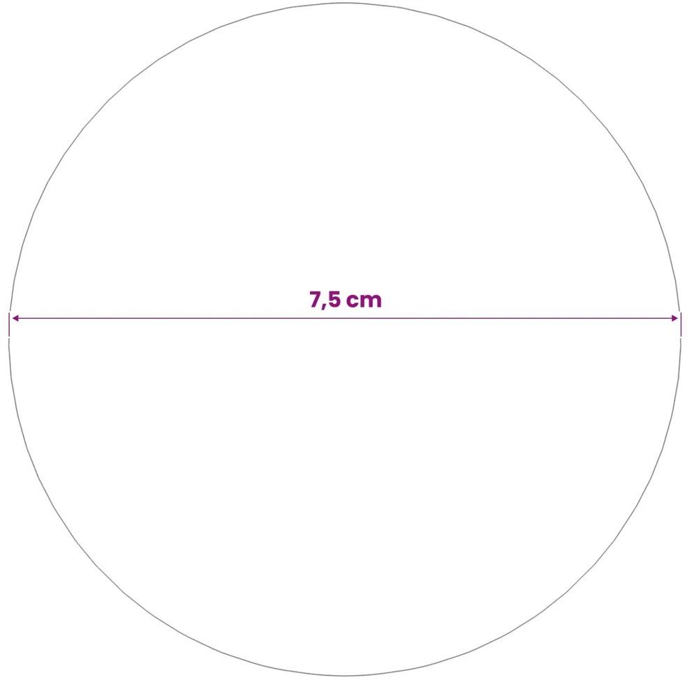 Veidrodinis kamuolys 6 vnt. Ø 7,5 cm Nerūdijantis plienas 201
