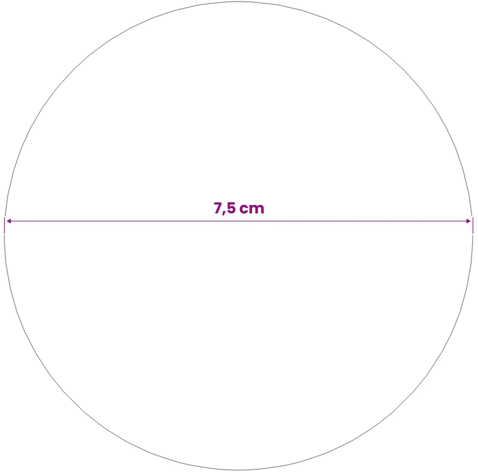 Veidrodinis kamuolys 6 vnt. Ø 7,5 cm Nerūdijantis plienas 201
