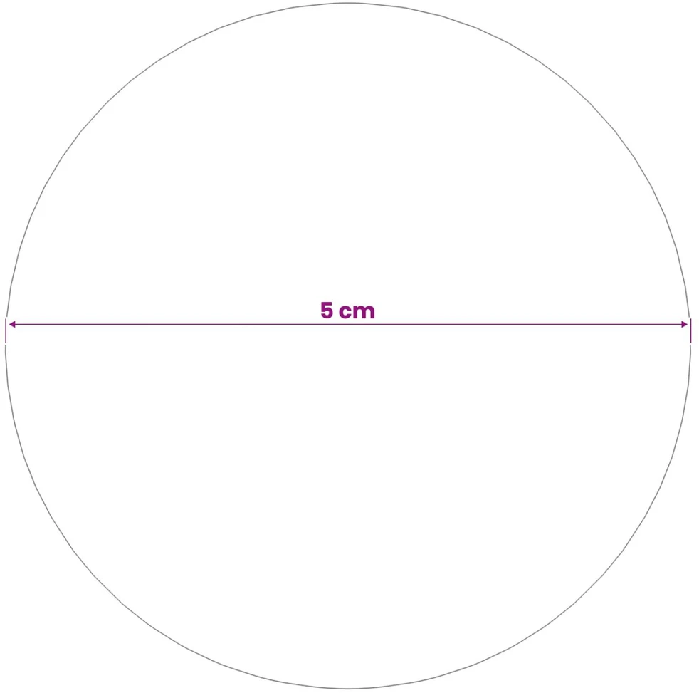 Veidrodinis kamuolys 8 vnt. Ø 5 cm Nerūdijantis plienas 201