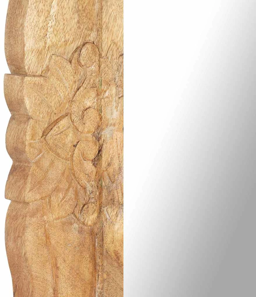 Veidrodis, 110x50cm, mango medienos masyvas