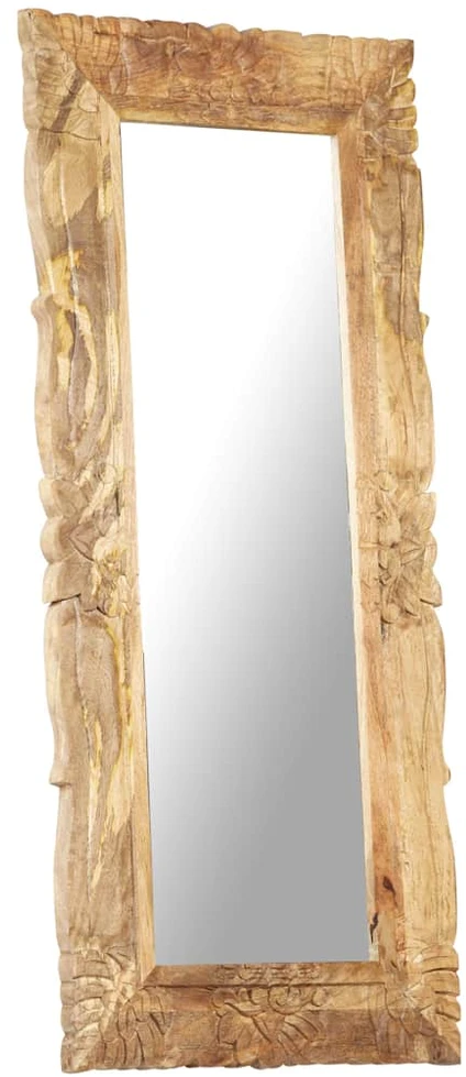 Veidrodis, 110x50cm, mango medienos masyvas