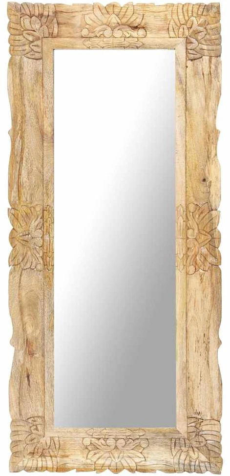 Veidrodis, 110x50cm, mango medienos masyvas