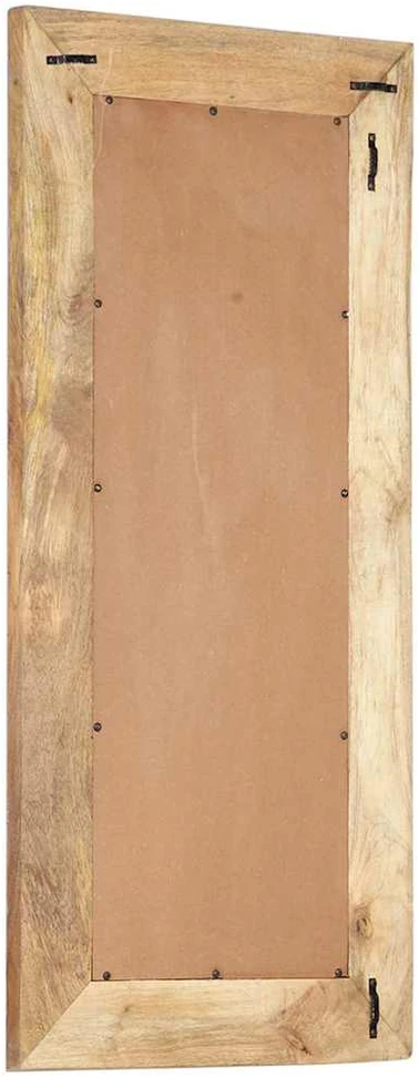 Veidrodis, 110x50x2,5cm, mango masyvas, raižytas rankomis