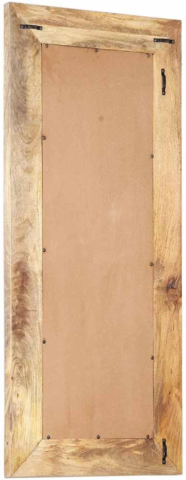 Veidrodis, 110x50x2,6cm, mango masyvas, raižytas rankomis